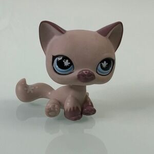 lps Littlest Pet Shop #664 Lavender Cat EUC